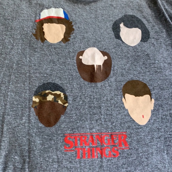 Size Small Stranger Things Gray Tank Top - Picture 2 of 4
